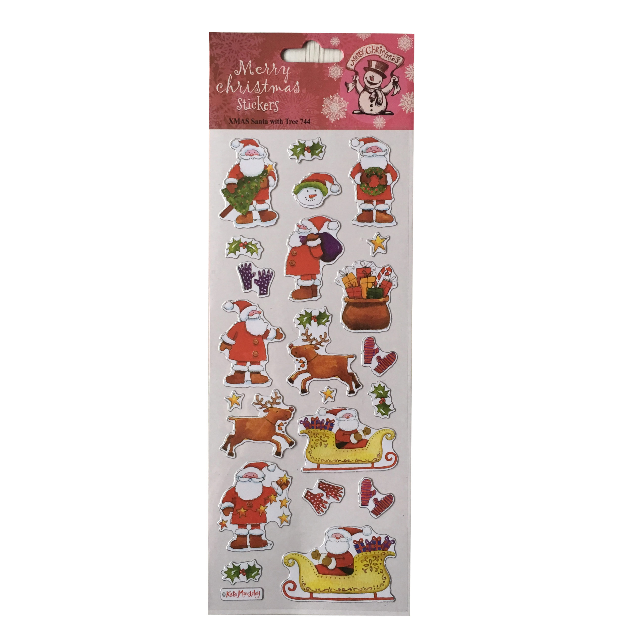 Father Christmas Stickers - mrsbrimbles