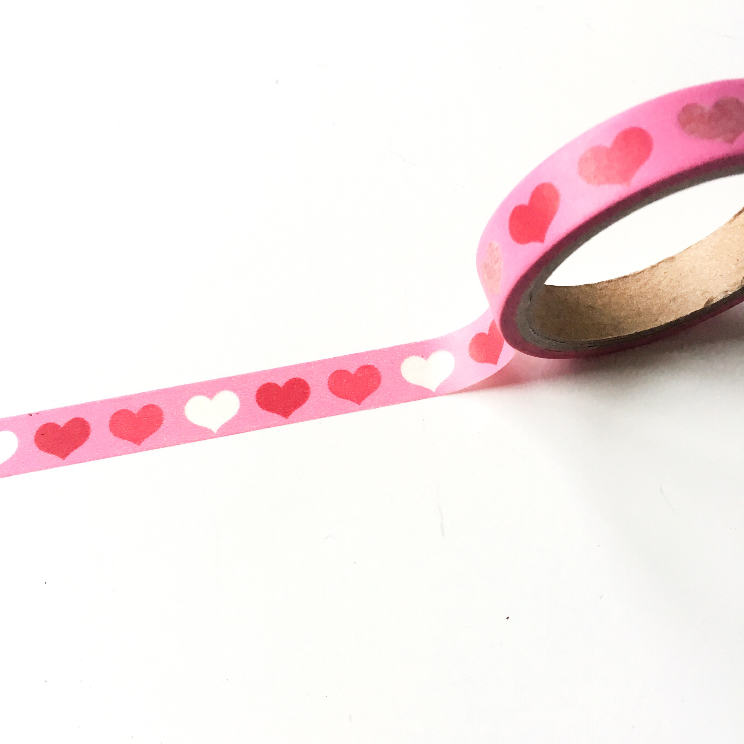 Red & Pink Love Hearts Washi Tape - mrsbrimbles