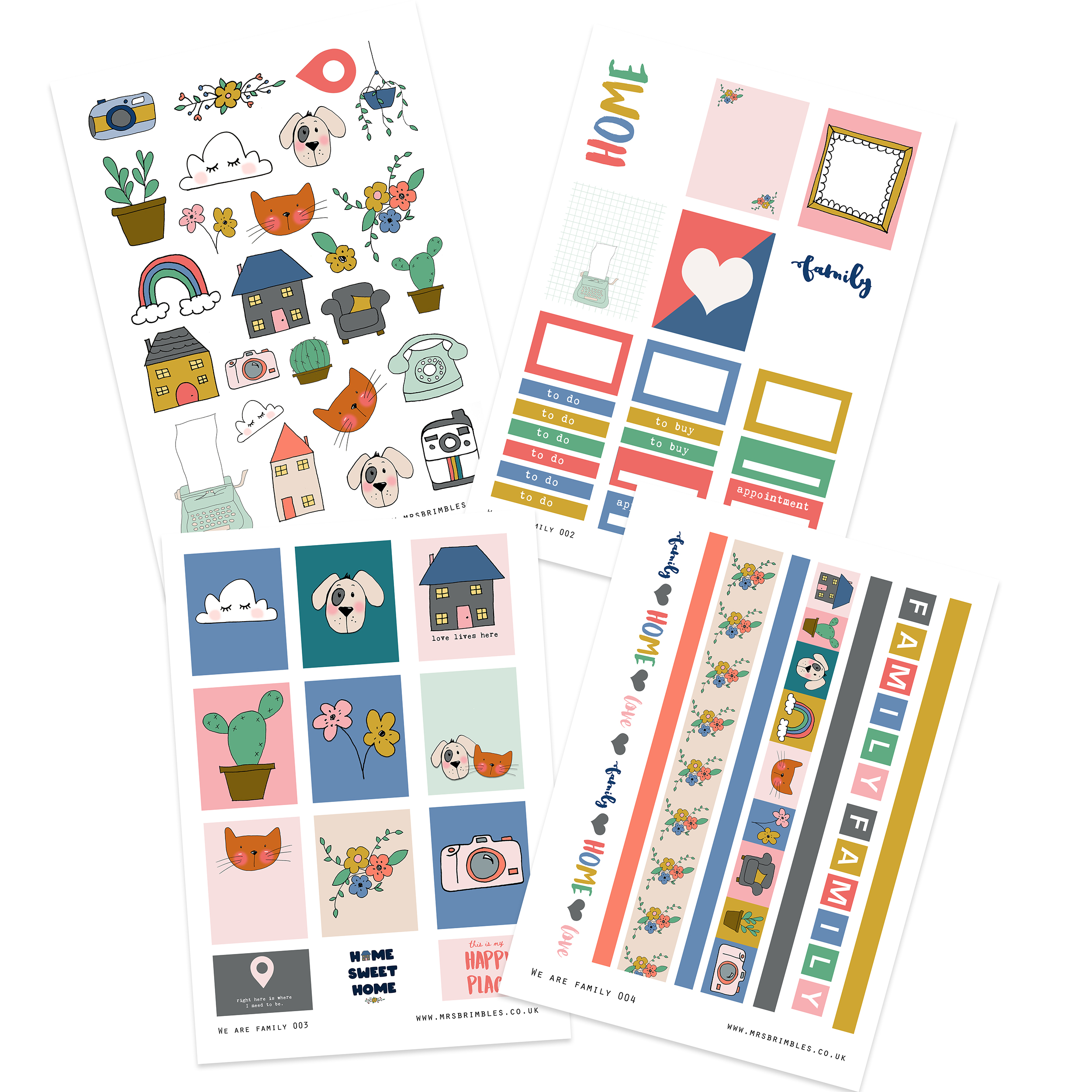 Bad Day! (A134)  stickers for planners and journals – Shop with Anaïs